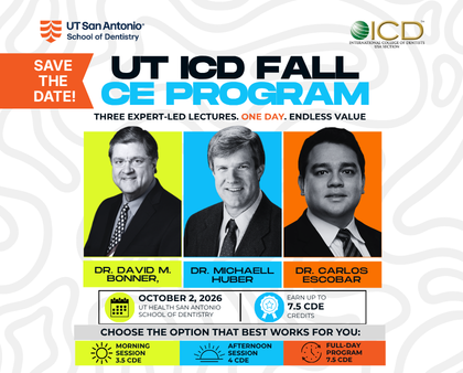 Promotional image of UT ICD Fall CE Program