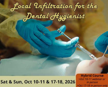 Promotional image of the course Dental Hygiene Certification in Local Anesthesia Infiltration as presented by various speakers